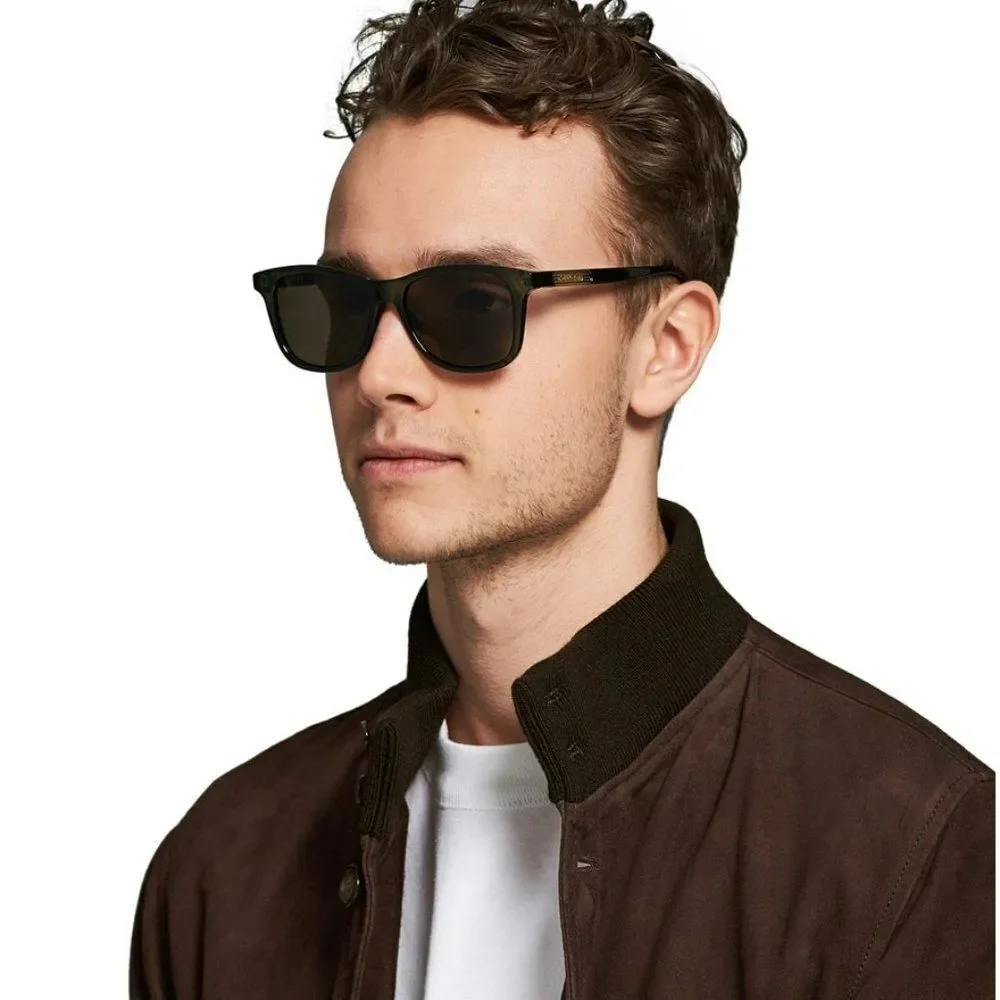 SALE! NEW Gucci GG0936S 003 Green Brown Square Men Sunglasses